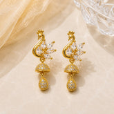 Zircon Earring-245 (White)