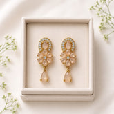 Zircon Earring-249 (Light Pink)