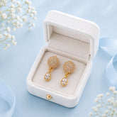 Zircon Earring-247 (White)