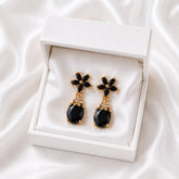 Zircon Earring-239 (Black)