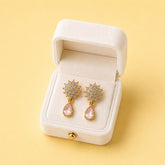 Zircon Earring-242 (Pink)