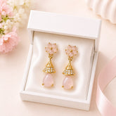 Zircon Earring-241 (Pink)