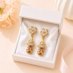 Zircon Earring-241 (Golden)
