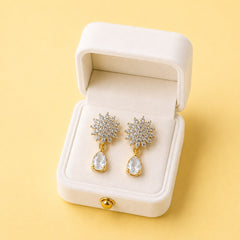 Zircon Earring-242 (White)