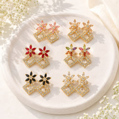 Zircon Earring-250 (White)