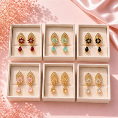 Zircon Earring-244 (Golden)