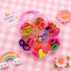 Flower Hair Accessory set-01 (Assorted Colors)