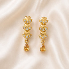 Zircon Earring-251 (Golden)