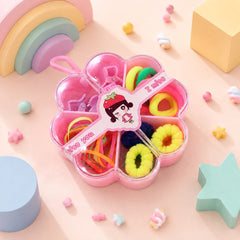 Mini Flower Hair Accessory set-15 (Assorted Colors)