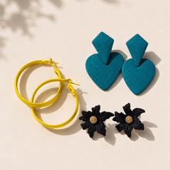 Trio Statement Earring Set-02