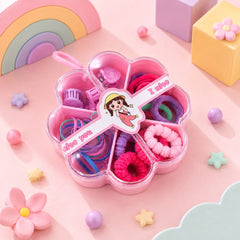 Mini Flower Hair Accessory set-13 (Assorted Colors)