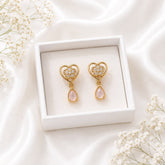 Zircon Earring-254 (Pink)