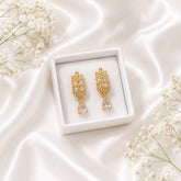 Zircon Hoop Earring-240 (White)