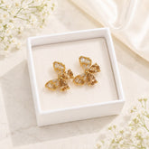 Zircon Butterfly Stud-223 (Golden)