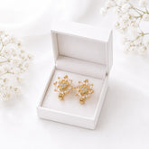 Zircon Hoop Earring-244 (Golden)