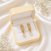 Zircon Earring-260 (White)