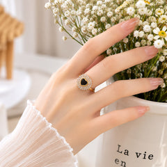 Zircon Ring-465 (Black)