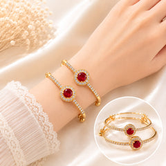 Adjustable Kashmiri Bangle-136 (Maroon)