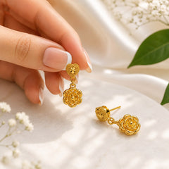 Stainless Steel Earring-05 (Golden)