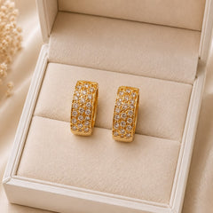 Zircon Hoop Earring-255