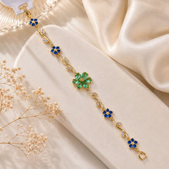 Tulip Blossom Bracelet (Golden/Blue,Green)