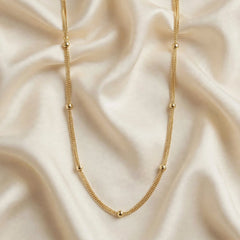 Stainless steel Gold Chain-190 (Golden)