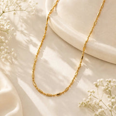 Stainless steel Gold Chain-192 (Golden)