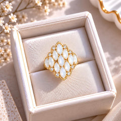 Zircon Ring-473 (Golden)