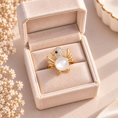Ivory Glow Ring-12 (Golden)