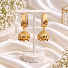 Zircon Jhumki-116 (Golden)