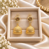 Zircon Jhumki-114 (Golden)