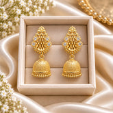 Zircon Jhumki-115 (Golden)