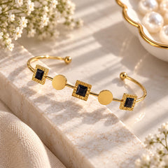 Stainless Steel Kara -40 (Golden)