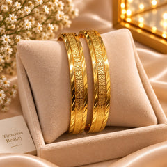 Gold Plated Kara Pair-58