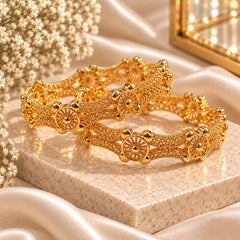 Gold Plated Kara Pair-64