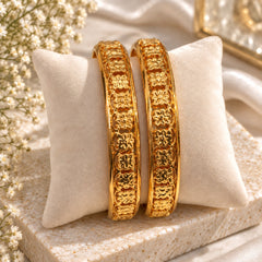 Gold Plated Kara Pair-66
