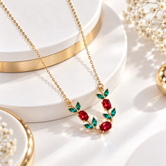 Tulip Pendant (Red,Green)
