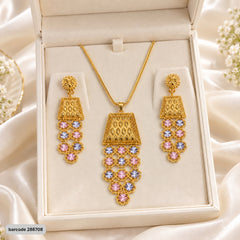 Gold Plated Madrasi Set -42 (Rhodium)