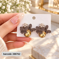 Butterfly Studs-248 (Brown)