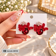 Butterfly Studs-248 (Red)