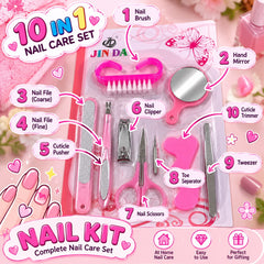 Complete Nail Care Kit-02 (Pink)