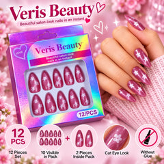 Flower Nails-01 (Pink)