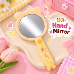 Bear Kids Hand Mirror-01 (Orange)