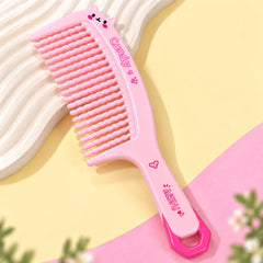 Wide Tooth Hair comb (Pink)