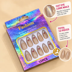 Heart Nails-02 (Skin Beige)