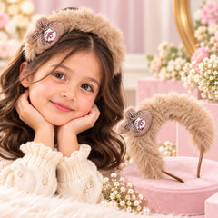 Furry Kids Hairband (Brown)
