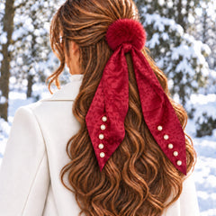 Furry Ponytail-04 (Maroon)