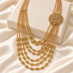 Layer Beaded Mala-06 (Golden)
