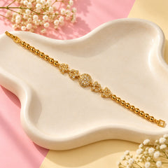 Zircon Bracelet-116 (Golden)