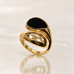 Stainless Steel Ring-233 (Golden)
